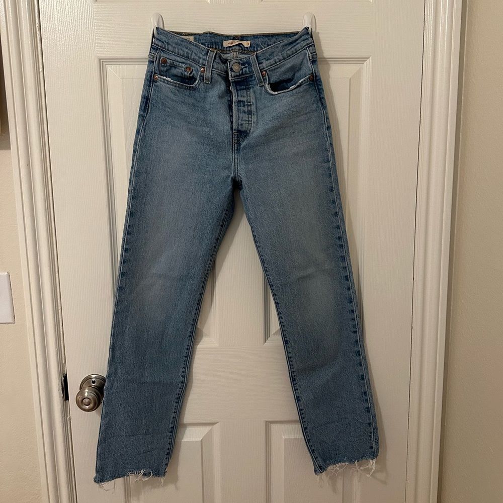Levi Wedgie Straight Jeans